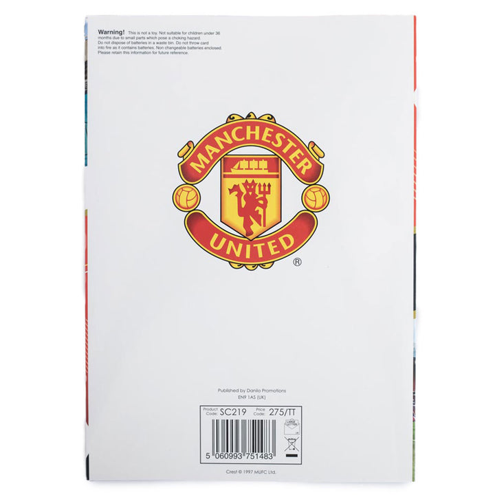 Manchester United FC Musical Birthday Card by Football>Premier League>Manchester United FC