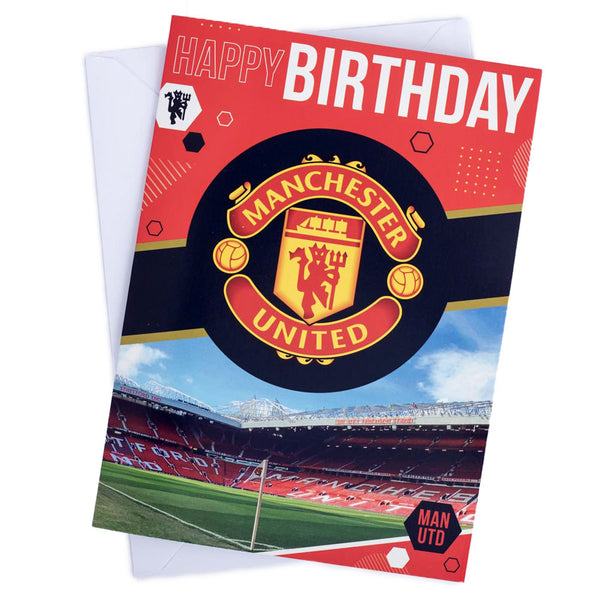 Manchester United FC Musical Birthday Card by Football>Premier League>Manchester United FC