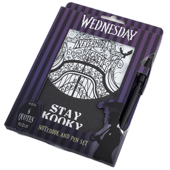 Wednesday Notebook & Pen Set by Entertainment>TV Series>Wednesday