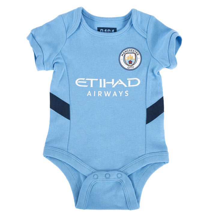 Manchester City FC 24/25 Season 2 Pack Bodysuit 6-9 Mths by Football>Premier League>Manchester City FC