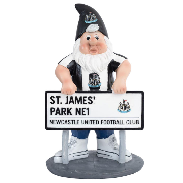 Newcastle United FC Street Sign Gnome by Football>Premier League>Newcastle United FC