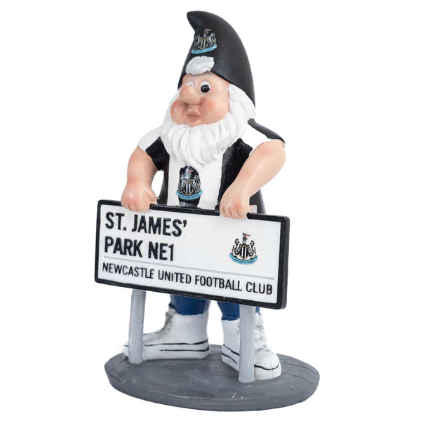 Newcastle United FC Street Sign Gnome by Football>Premier League>Newcastle United FC