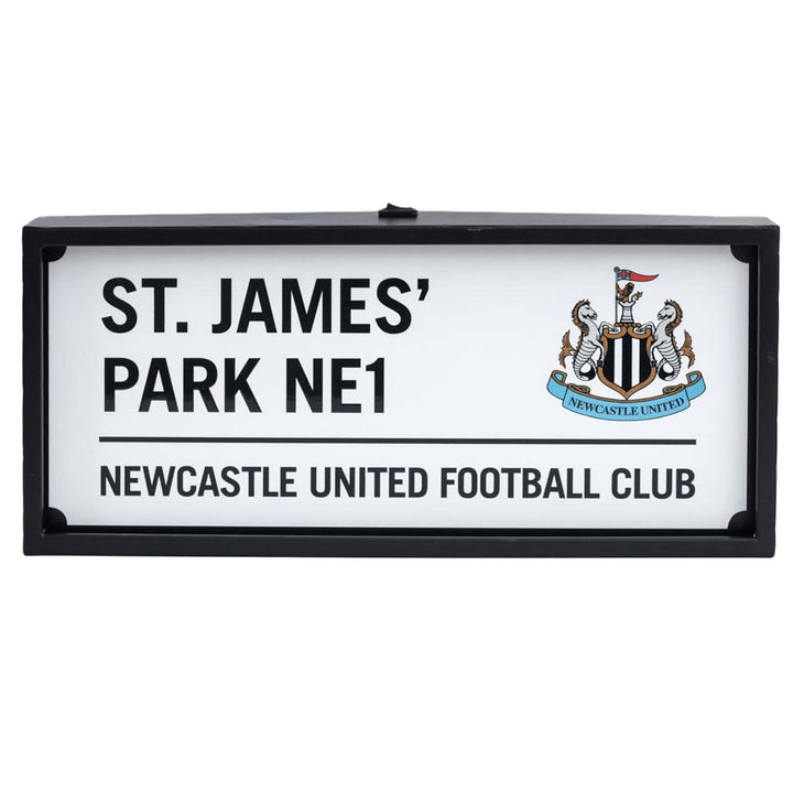 Newcastle United FC Metal LED Street Sign by Football>Premier League>Newcastle United FC