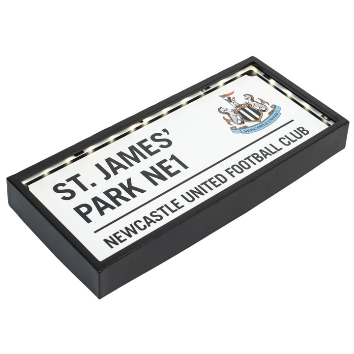 Newcastle United FC Metal LED Street Sign by Football>Premier League>Newcastle United FC