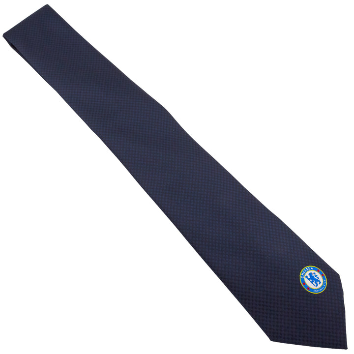 Chelsea FC Navy Blue Tie by Football>Premier League>Chelsea FC