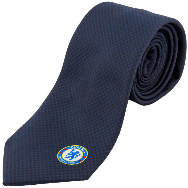 Chelsea FC Navy Blue Tie by Football>Premier League>Chelsea FC