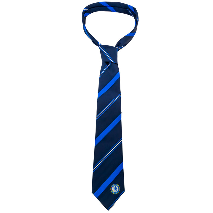 Chelsea FC Stripe Tie by Football>Premier League>Chelsea FC