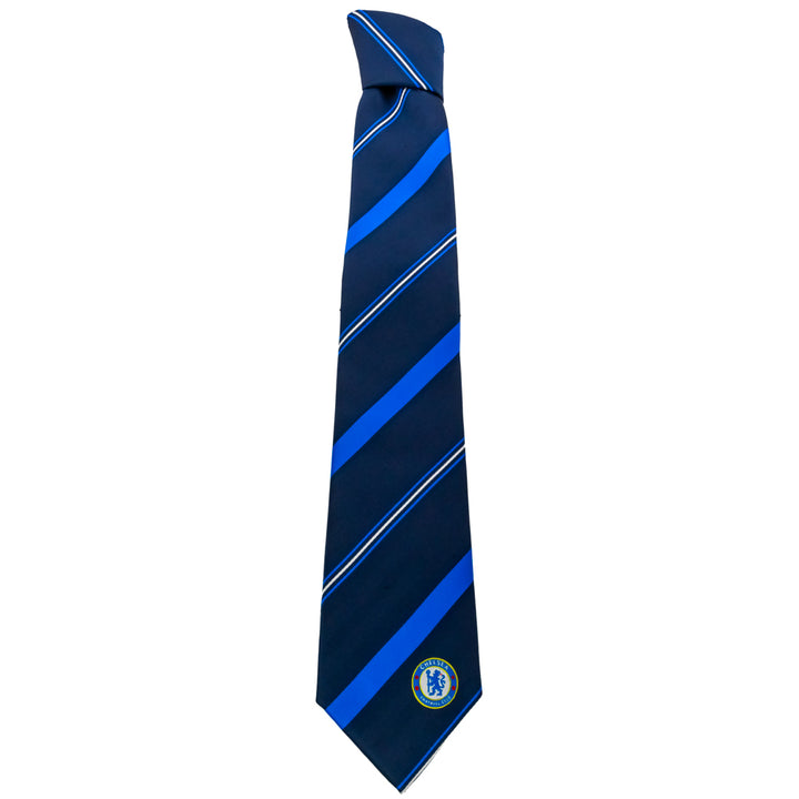 Chelsea FC Stripe Tie by Football>Premier League>Chelsea FC