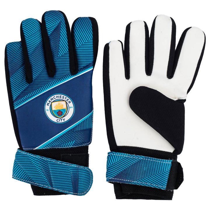 Manchester City FC Fuse Goalkeeper Gloves Kids by Football>Premier League>Manchester City FC