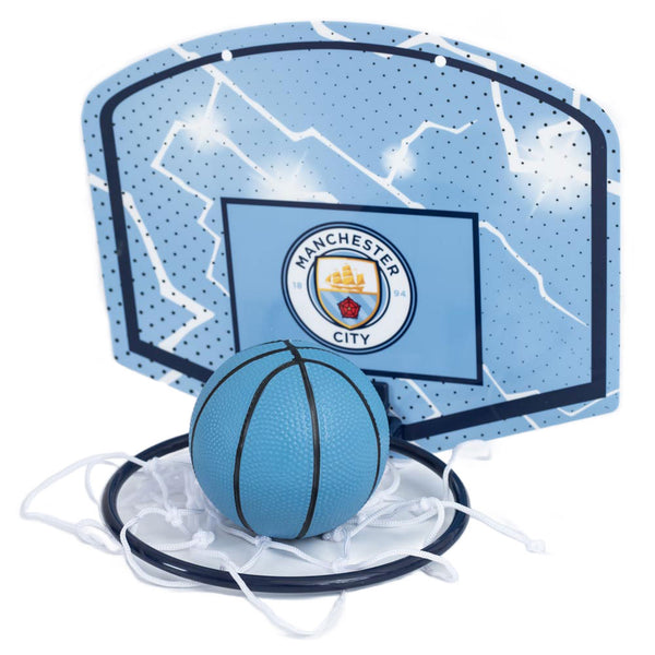 Manchester City FC Mini Basketball Set by Football>Premier League>Manchester City FC