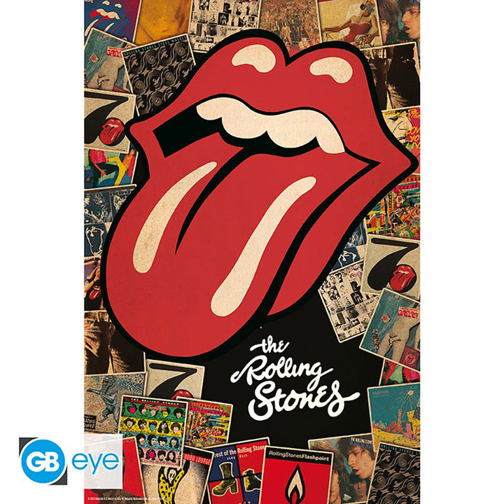 The Rolling Stones Poster Collage 189 by Entertainment>Music>The Rolling Stones