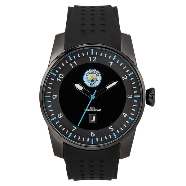 Manchester City FC Mens Sports Watch by Football>Premier League>Manchester City FC