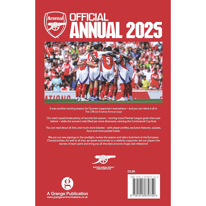 Arsenal FC Annual 2025 by Football>Premier League>Arsenal FC