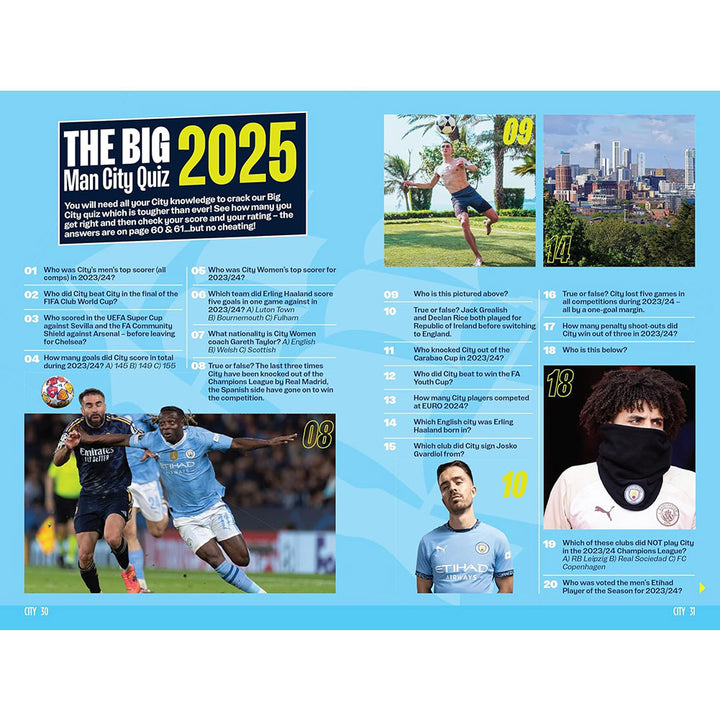 Manchester City FC Annual 2025 by Football>Premier League>Manchester City FC