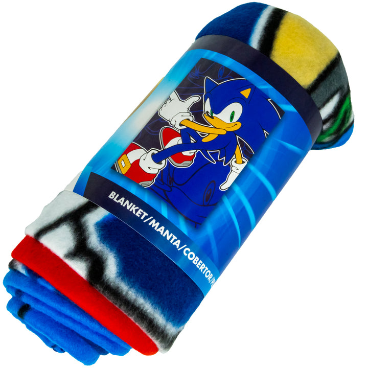 Sonic The Hedgehog Fleece Blanket by Sonic The Hedgehog