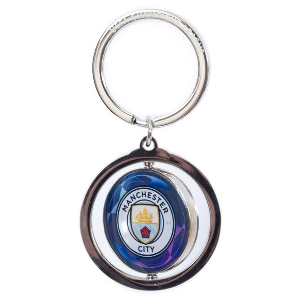 Manchester City FC UCL Spinner Keyring by Manchester City FC