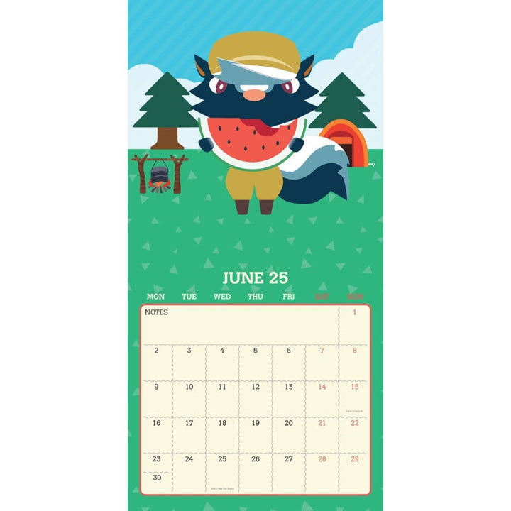 Animal Crossing Square Calendar 2025 by Animal Crossing