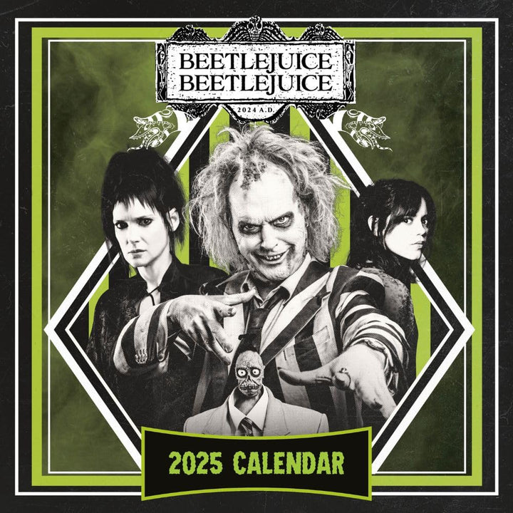 Beetlejuice 2 The Movie Square Calendar 2025 by Entertainment>Movies>Beetlejuice