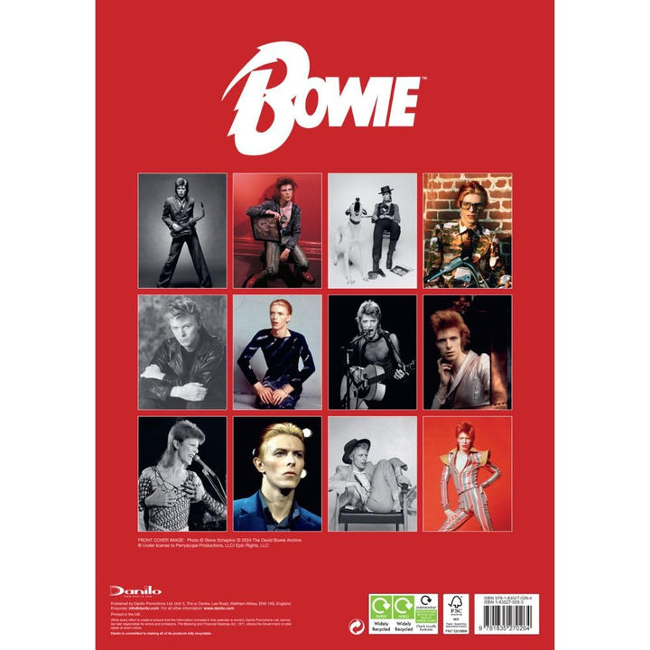 David Bowie A3 Calendar 2025 by Entertainment>Music>David Bowie