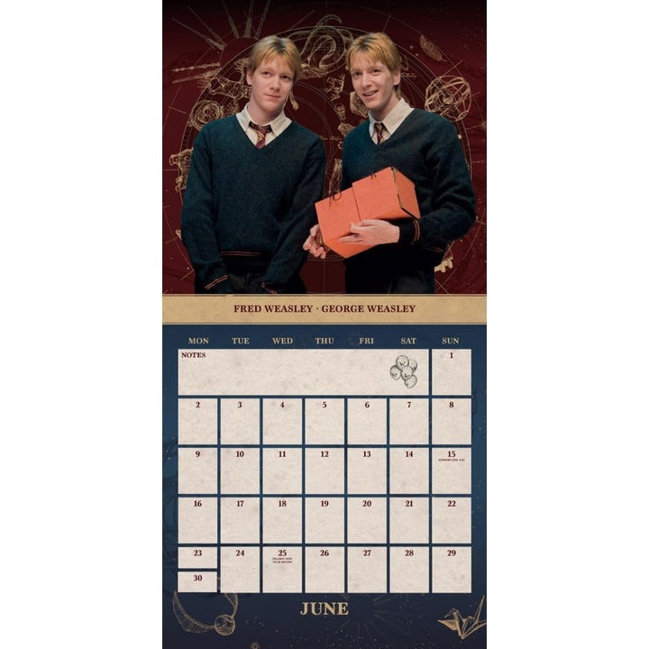 Harry Potter Square Calendar 2025 by Entertainment>Movies>Harry Potter