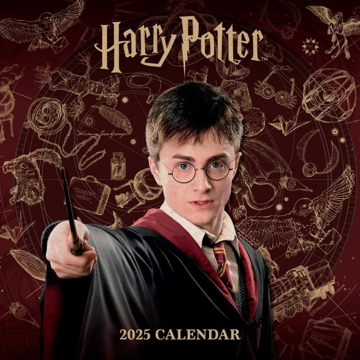 Harry Potter Square Calendar 2025 by Entertainment>Movies>Harry Potter