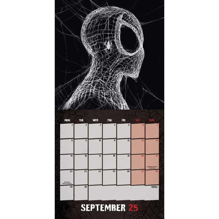 Spider-Man Square Calendar 2025 by Entertainment>Movies>Spider-Man