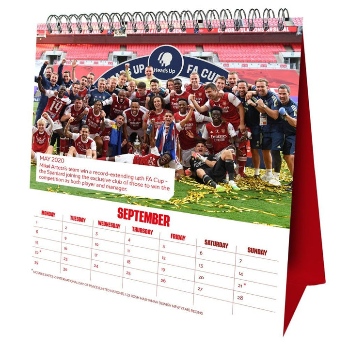 Arsenal FC Desktop Calendar 2025 by Football>Premier League>Arsenal FC