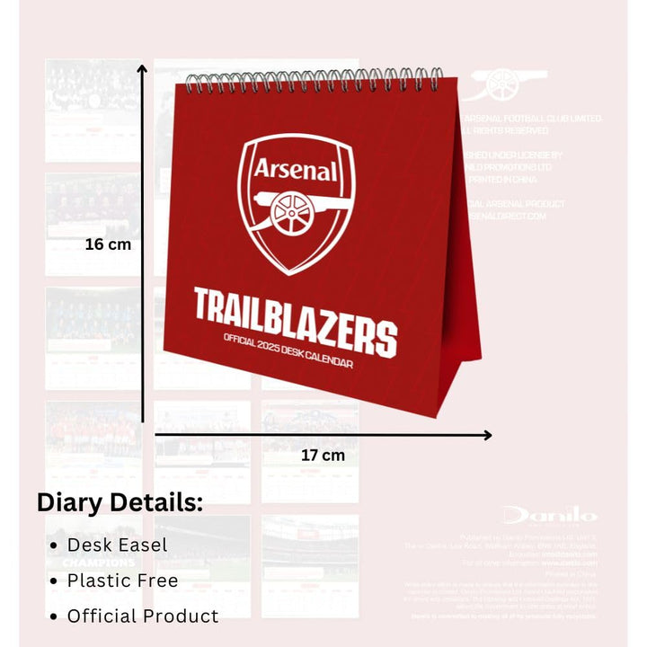 Arsenal FC Desktop Calendar 2025 by Football>Premier League>Arsenal FC