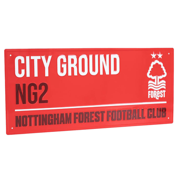 Nottingham Forest FC Colour Street Sign by Football>Premier League>Nottingham Forest FC