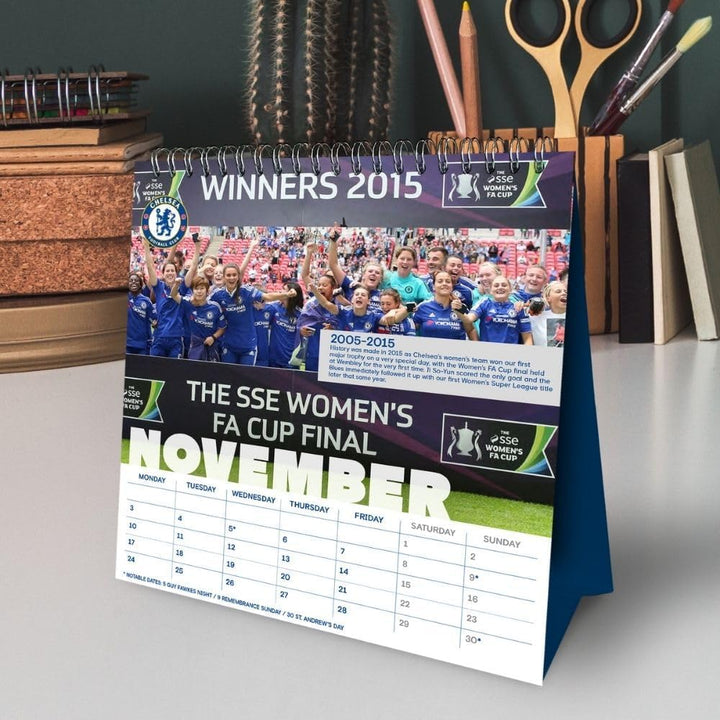 Chelsea FC Desktop Calendar 2025 by Football>Premier League>Chelsea FC