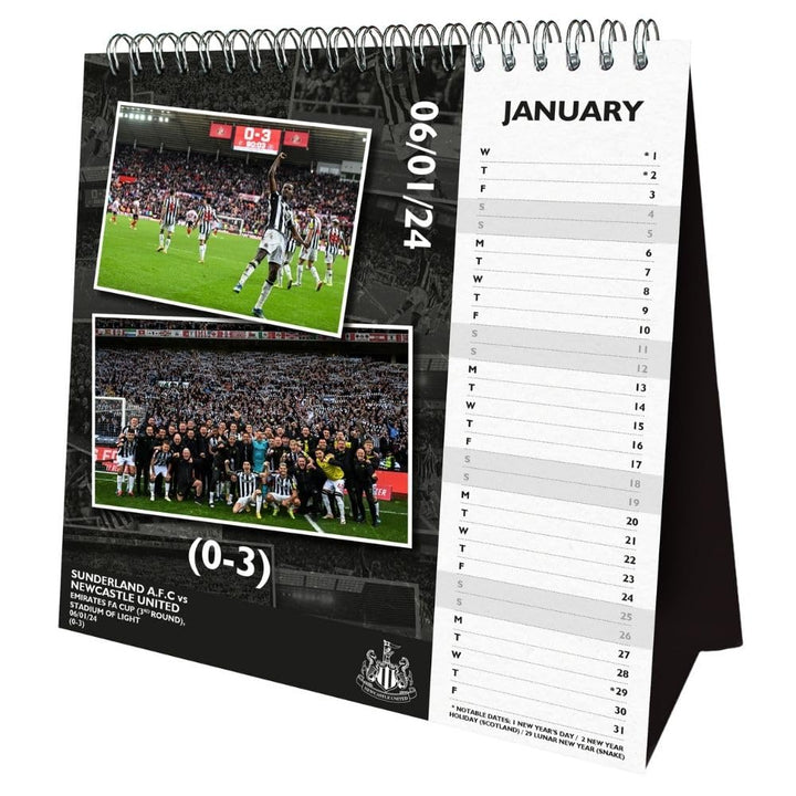 Newcastle United FC Desktop Calendar 2025 by Football>Premier League>Newcastle United FC