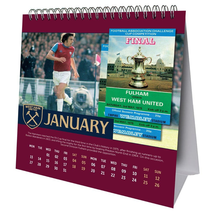 West Ham United FC Desktop Calendar 2025 by Football>Premier League>West Ham United FC