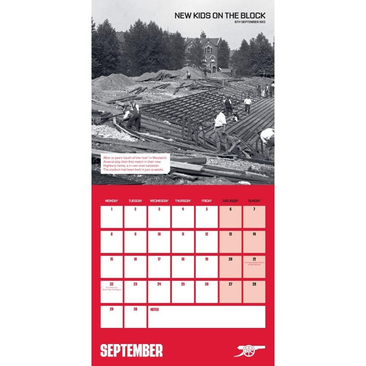 Arsenal FC Legends Square Calendar 2025 by Football>Premier League>Arsenal FC