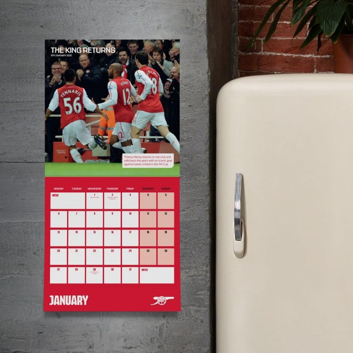 Arsenal FC Legends Square Calendar 2025 by Football>Premier League>Arsenal FC