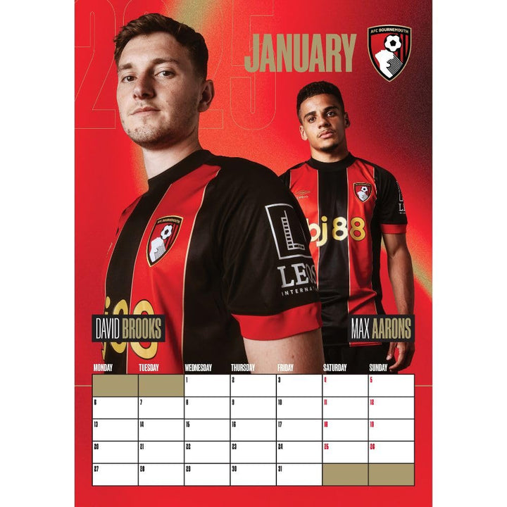 Bournemouth AFC A3 Calendar 2025 by Football>Premier League>AFC Bournemouth