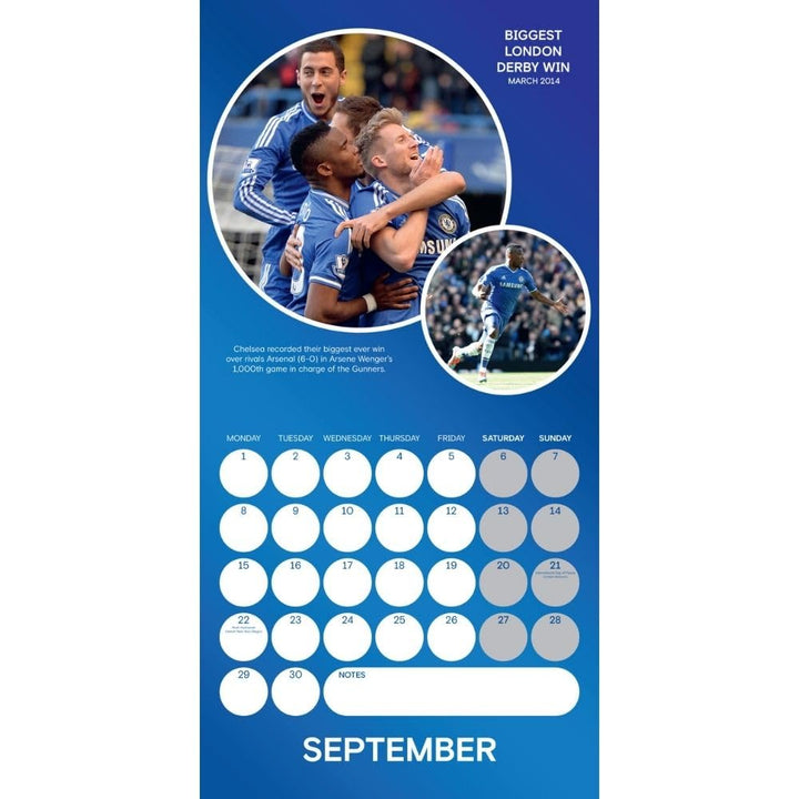 Chelsea FC Legends Square Calendar 2025 by Football>Premier League>Chelsea FC