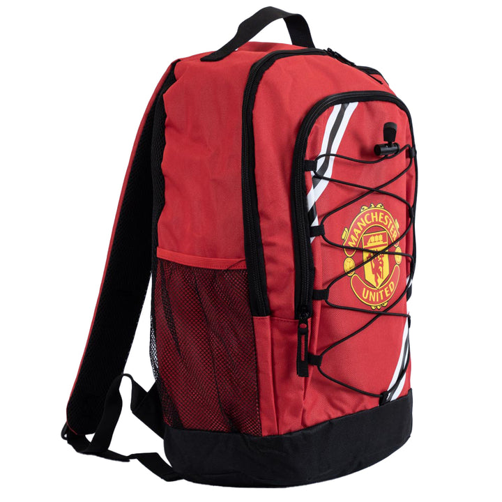 Manchester United FC Core Stripe Backpack by Football>Premier League>Manchester United FC