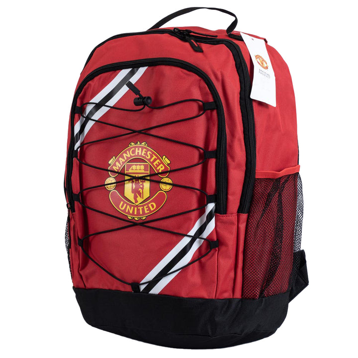 Manchester United FC Core Stripe Backpack by Football>Premier League>Manchester United FC