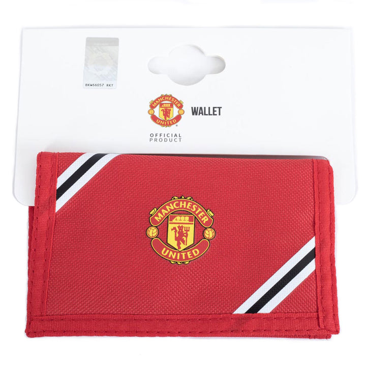 Manchester United FC Core Stripe Wallet by Football>Premier League>Manchester United FC