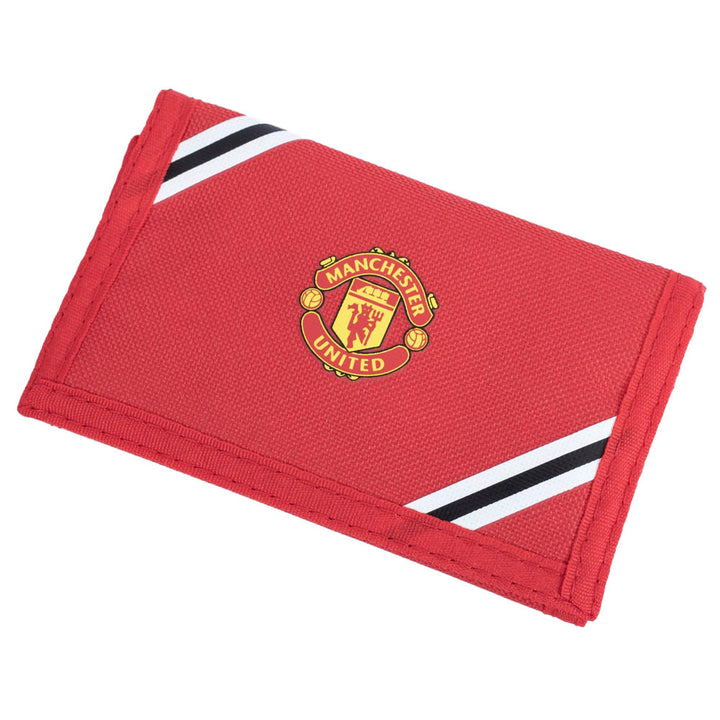 Manchester United FC Core Stripe Wallet by Football>Premier League>Manchester United FC