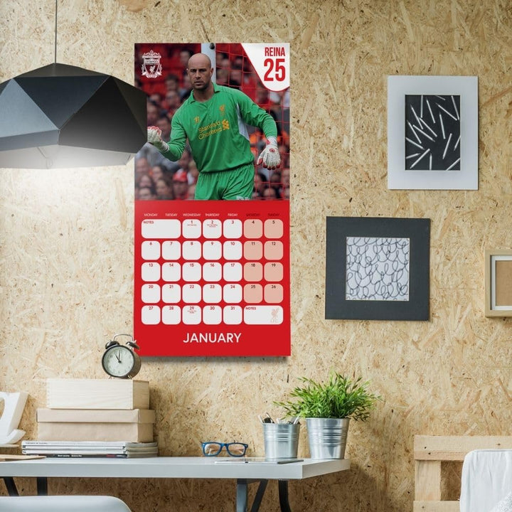 Liverpool FC Legends Square Calendar 2025 by Football>Premier League>Liverpool FC