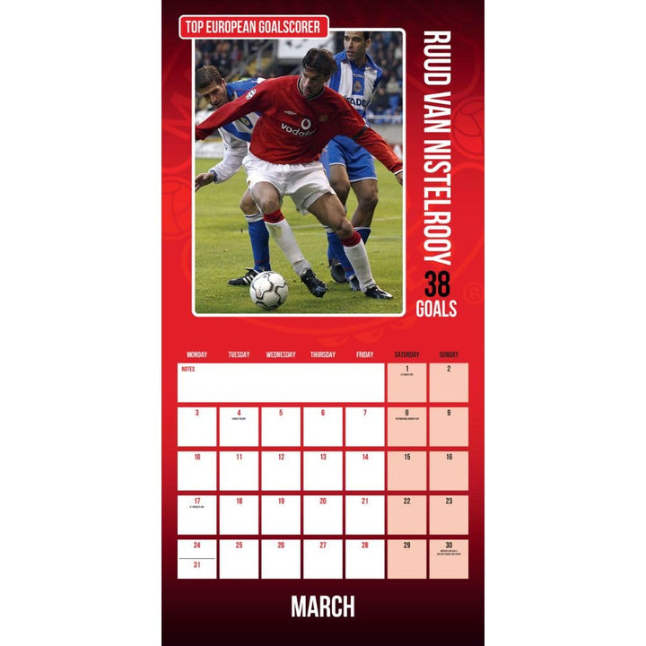 Manchester United FC Legends Square Calendar 2025 by Football>Premier League>Manchester United FC