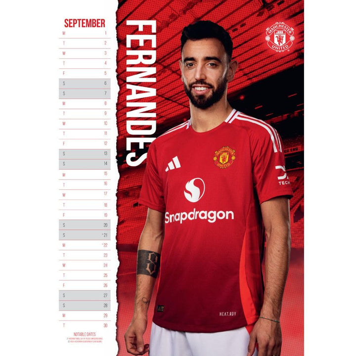 Manchester United FC A3 Calendar 2025 by Football>Premier League>Manchester United FC