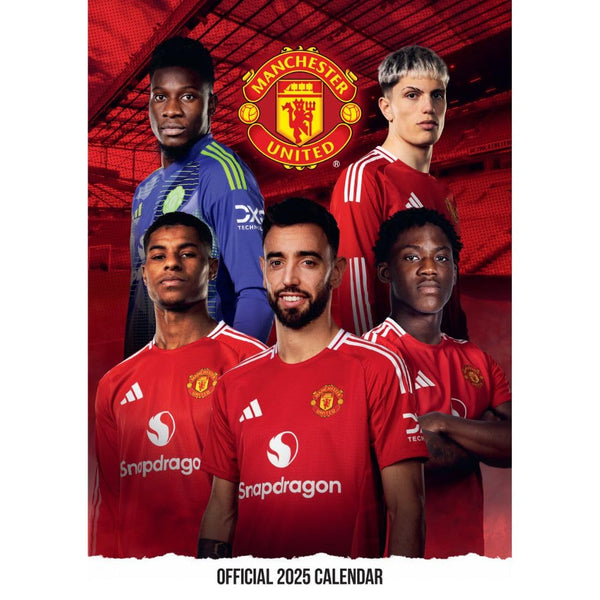 Manchester United FC A3 Calendar 2025 by Football>Premier League>Manchester United FC