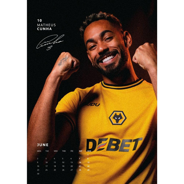 Wolverhampton Wanderers FC A3 Calendar 2025 by Football>Premier League>Wolverhampton Wanderers FC