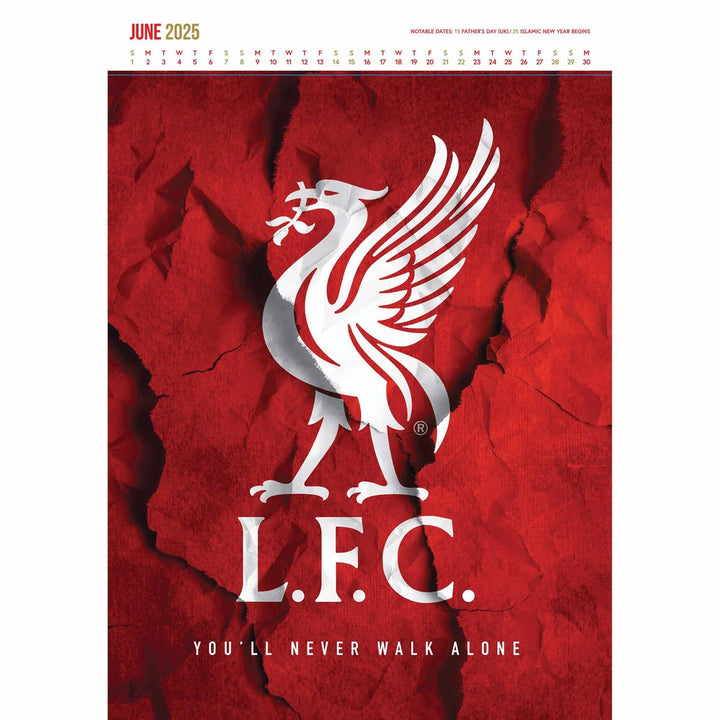 Liverpool FC Deluxe Calendar 2025 by Football>Premier League>Liverpool FC