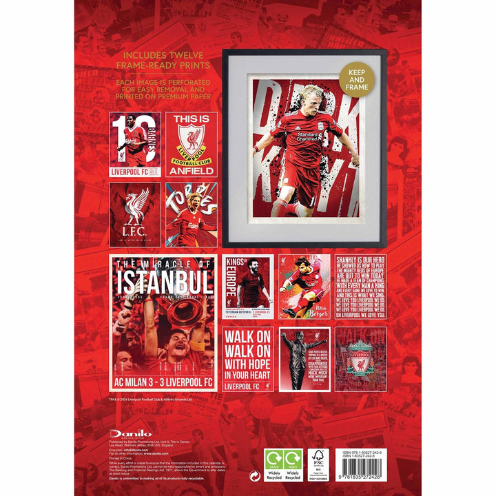 Liverpool FC Deluxe Calendar 2025 by Football>Premier League>Liverpool FC