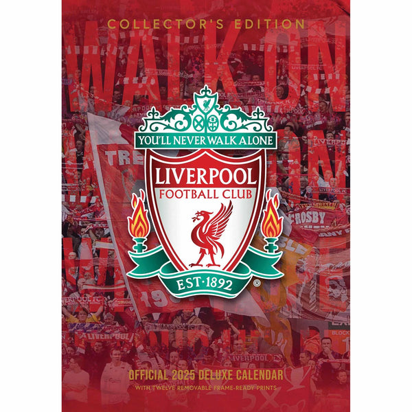 Liverpool FC Deluxe Calendar 2025 by Football>Premier League>Liverpool FC