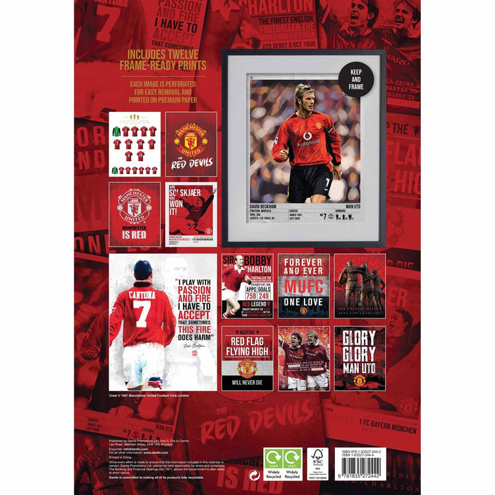 Manchester United FC Deluxe Calendar 2025 by Football>Premier League>Manchester United FC