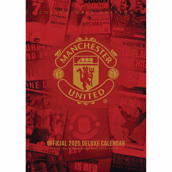 Manchester United FC Deluxe Calendar 2025 by Football>Premier League>Manchester United FC